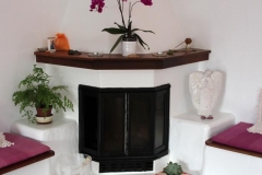 Group Room fireplace