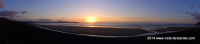 Sonnenuntergang am Famara Strand Lanzarote