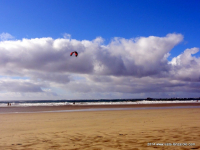 Kite Surfer am Famara Strand