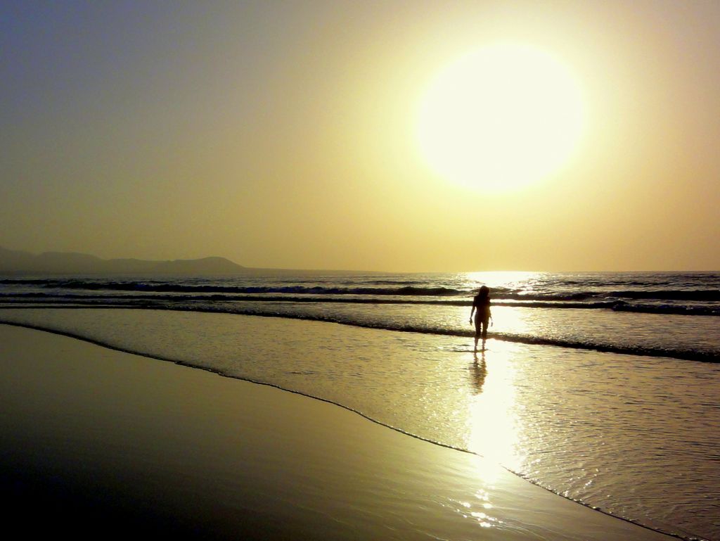 Famara Strand mit Kalima auf Lanzarote